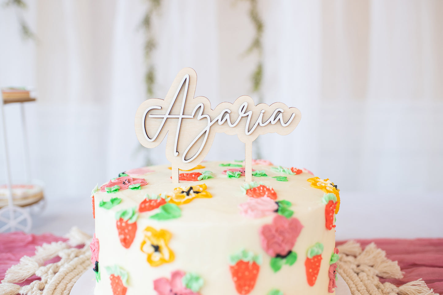 Custom Name Cake Topper