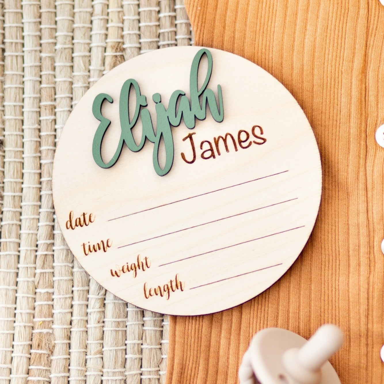 STYLE 2- Baby Announcement & Stat Signs