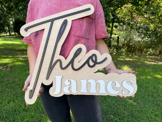 Nursery Layered Signs – Harp and Timbrel Preview